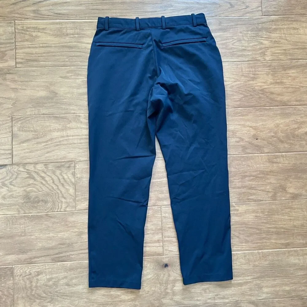 Uniqlo Smart Ankle Pants Men's Size S (27-30in) Navy Blue